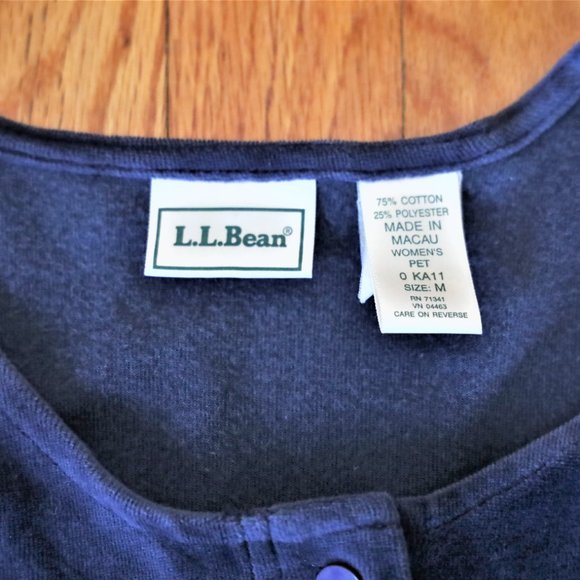 Vintage LLBean Velvet Dress Womens Size M - Picture 3 of 3